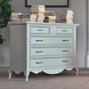 Casa Shabby Chic SHABBY1550, Com 5 cassetti shabby chic