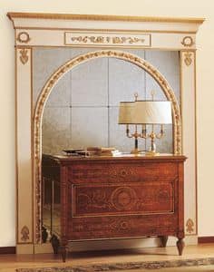Art. 925, Com stile antico, cassetti con preziosi intarsi, per camere di lusso