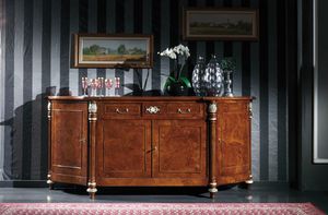 Art. 2070, Elegante credenza in radica di frassino