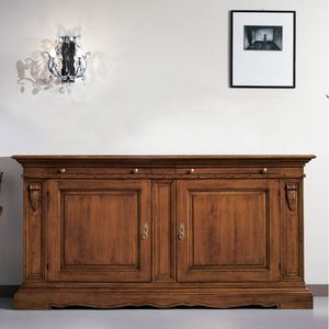 Foglia NOTGIO900, Credenza stile classico a due ante