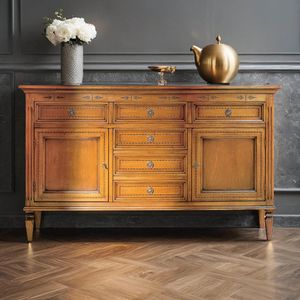 Glamour GLAMO830, Credenza classica a 2 ante con 6 cassetti