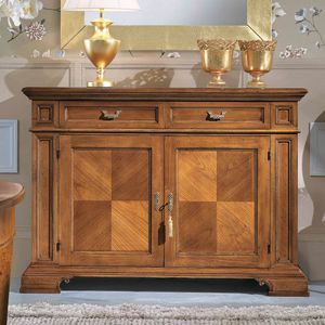 Style NOVITA-H112, Credenza 2 porte 2 cassetto con segreto