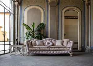 Lorenza divano, Divano capitonn in stile classico