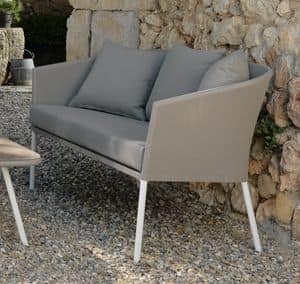 Amy AMYDIV, Divanetto da giardino con struttura in alluminio