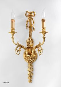 Art. MER 724, Lussuosa lampada da parete in stile Ottocento