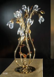 Art. 2030 Matisse, Lampada da tavolo con decori in cristallo Swarovski