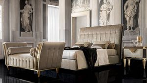 DIAMANTE upholstered bed, Letto imbottito, dallo stile classico