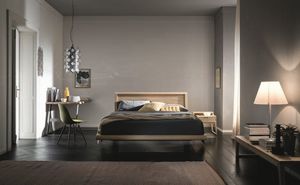 Willow, Letto in legno dal design moderno