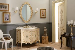 NARCISO DECORATO, Mobile bagno con lavabo, stile classico