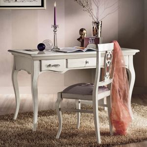 Style NOVITA-H623, Scrivania 3 cassetti shabby chic