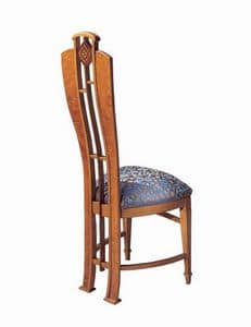 SE25 sedia, Sedia classica di lusso, placcata in radica, linea anatomica