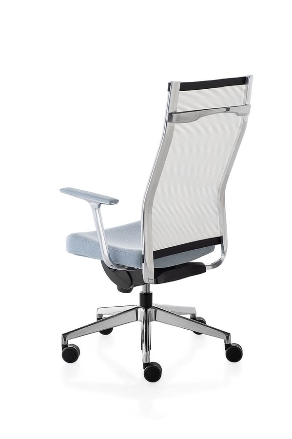 Comfort 2 sedia per ufficio con ruote e seduta in maglia microforata