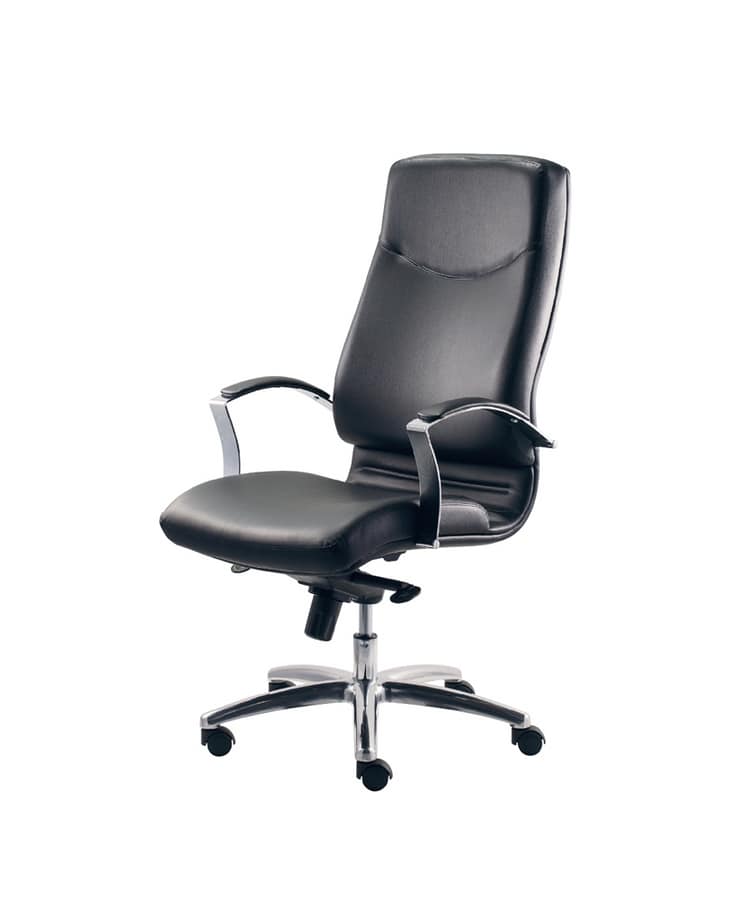 Elegante sedia per ufficio direzionale, ergonomica