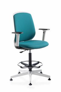 Key Smart stool, Sgabello imbottito, per ufficio e reception