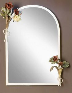 SP.8055, Specchiera con cornice con decorazioni floreali