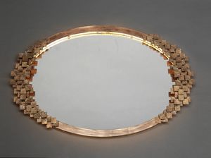 DAMA HF2019MI, Specchiera ovale in ferro