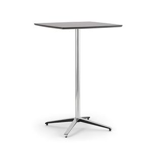 Loto Square Stand Up, Tavolo alto con piano quadrato