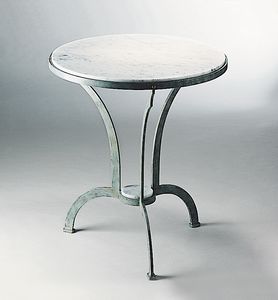 ARCHI GF4013TA-RO, Tavolo per esterno in acciaio con piano in marmo
