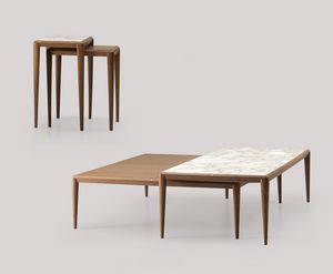 Ambrogio tavolini, Tavolini in legno dal design minimale