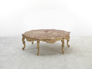 102, Tavolino stile classico, con piano in marmo